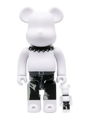 Medicom Toy Set figure Be@rbrick x Andy Warhol x The Rolling Stones (Sticky Fingers) 100% & 400% - Bianco
