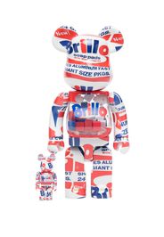 Medicom Toy Set figure Be@rbrick MEDICOM TOY x Andy Warhol Brillo 100% + 400% - Rosso