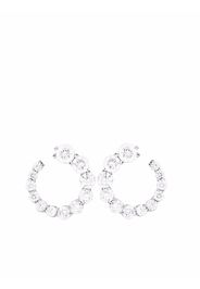 Melissa Kaye 18kt white gold Aria diamond earrings - Argento