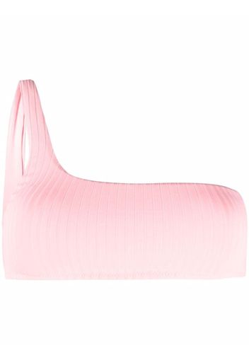 Melissa Odabash Toulouse ribbed bandei bikini top - Rosa