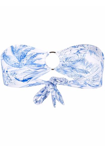 Melissa Odabash Ancona bandeau bikini top - Blu