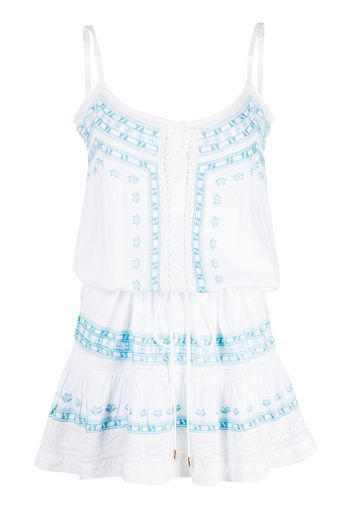 Melissa Odabash Karen embroidered mini dress - Bianco