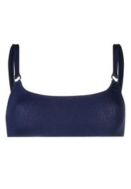 Melissa Odabash Bari ribbed bikini top - Blu