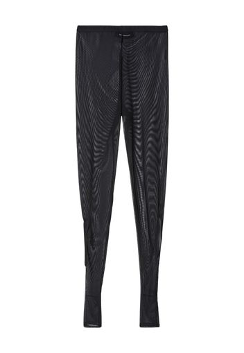 Melitta Baumeister Hole elasticated-waist leggings - Nero