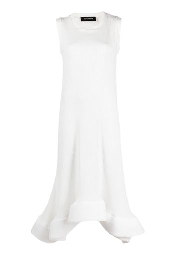 Melitta Baumeister ruffled midi dress - Bianco