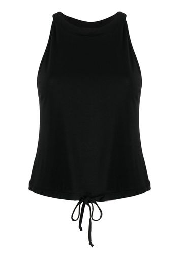 Merci drawstring tank top - Nero