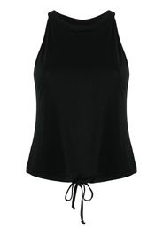 Merci drawstring tank top - Nero