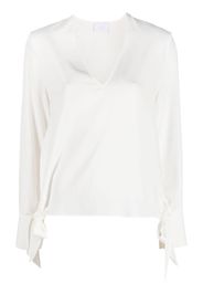 Merci Blusa con fiocco - Bianco