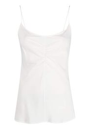 Merci gathered-detail sleeveless top - Bianco