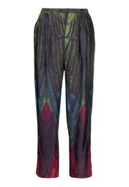 Mes Demoiselles abstract-print elasticated-waist trousers - Viola