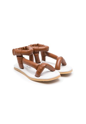 Mi Mi Sol puffy-straps sandals - Marrone