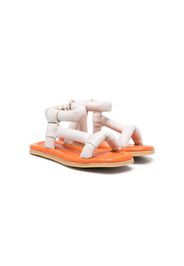 Mi Mi Sol puffy-straps sandals - Toni neutri