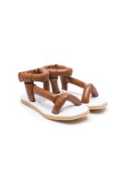 Mi Mi Sol puffy-straps sandals - Marrone