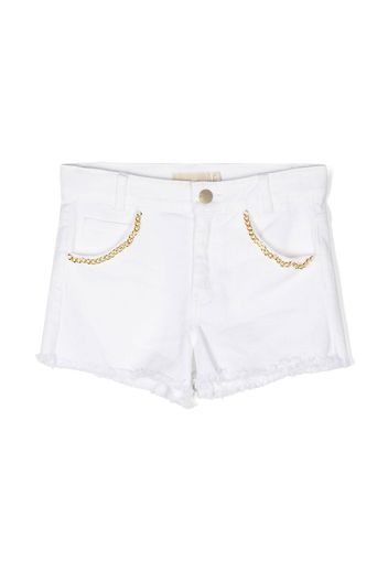 Michael Kors Kids chain-link detail shorts - Bianco