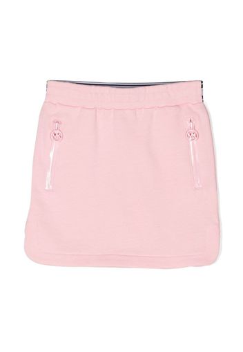 Michael Kors Kids logo-waistband track skirt - Rosa