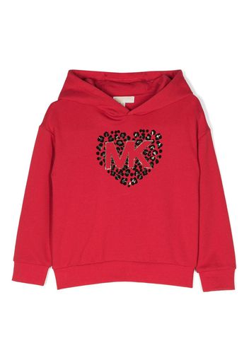 Michael Kors Kids Felpa con stampa - Rosso