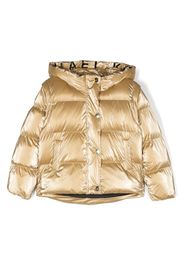 Michael Kors Kids Piumino metallizzato - Oro