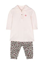 Michael Kors Kids Set 2 pezzi con ricamo - Rosa