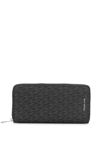 logo print wallet