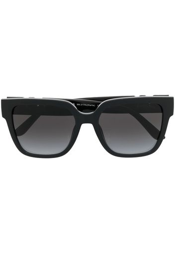 Michael Kors logo-plaque square-frame sunglasses - Nero