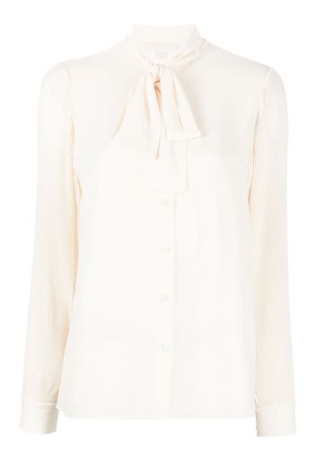 Michael Kors pussy-bow collar blouse - Toni neutri