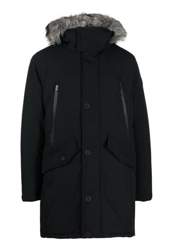 Michael Kors faux fur-trim parka coat - Nero