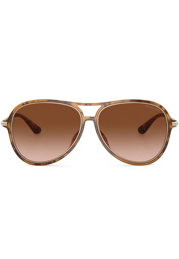 Michael Kors Breckenridge round-frame tinted sunglasses - Marrone