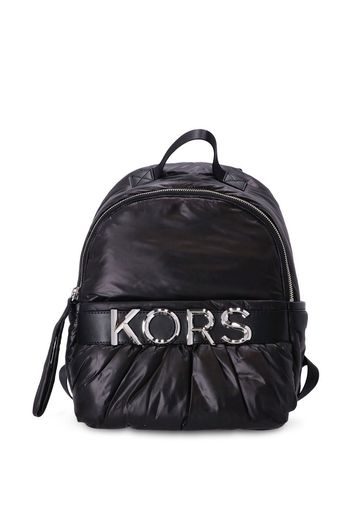 Michael Kors logo-plaque detail backpack - Nero