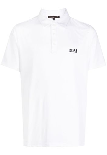 Michael Kors Golf logo-print polo shirt - Bianco