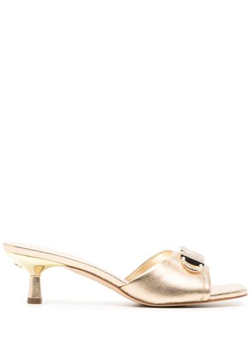 Michael Kors Amal 50mm kitten heel mules - Oro