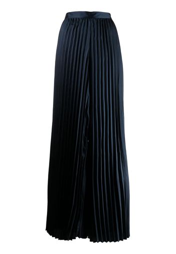 Michael Kors high-waist pleated palazzo trousers - Blu