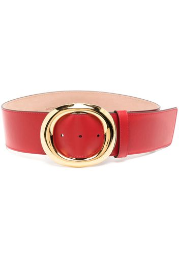 Michael Kors Collection buckle-fastening leather belt - Rosso