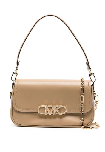 Michael Kors Parker leather shoulder bag - Marrone