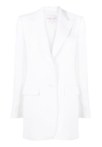 Michael Kors Collection Sablé Boyfriend single-breasted blazer - Bianco