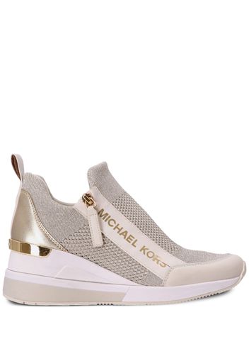 Michael Kors Sneakers Willis con zeppa - Toni neutri