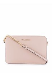 Michael Kors Collection large Jet Set leather crossbody bag - Rosa