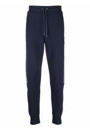 Michael Kors logo-tape cotton-blend track pants - Blu