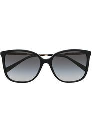 Michael Kors logo-engraved square-frame sunglasses - Nero