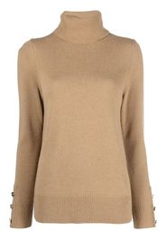 Michael Kors roll neck knitted jumper - Marrone