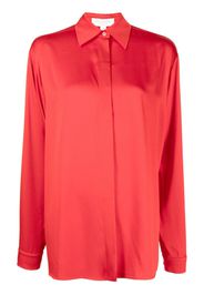 Michael Kors Collection pointed-collar long-sleeve shirt - Rosso