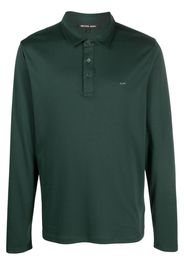 Michael Kors logo-embroidered cotton polo shirt - Verde