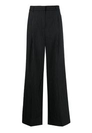 Michael Kors pinstripe-pattern palazzo pants - Nero