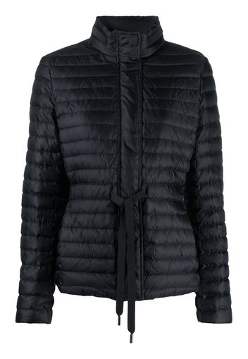 drawstring-waist padded jacket