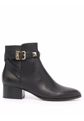 Michael Michael Kors Britton stud-embellished leather ankle boots - Nero