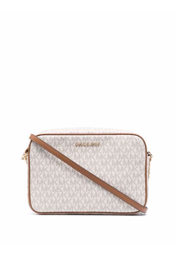 Michael Michael Kors Jet Set leather crossbody bag - Toni neutri