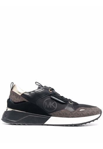 Michael Michael Kors Theo monogram-print low-top sneakers - Nero