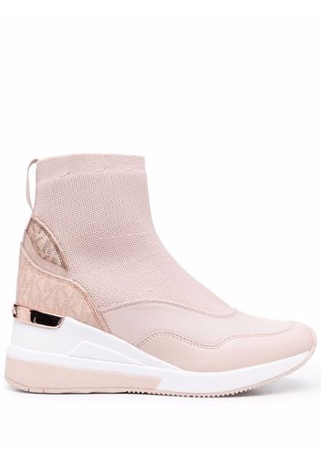 Michael Michael Kors logo sneaker boots - Rosa