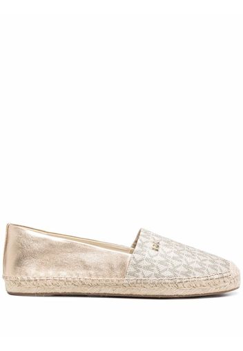 Michael Michael Kors Kendrick monogram-print espadrilles - Oro