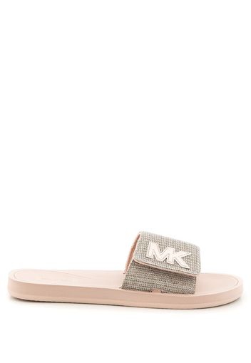 Michael Michael Kors Sandali slides con logo - Toni neutri