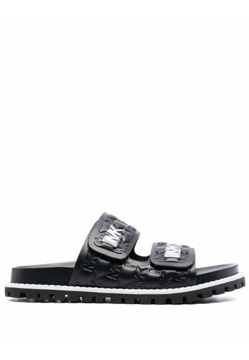 Michael Michael Kors Stark debossed-logo sandals - Nero